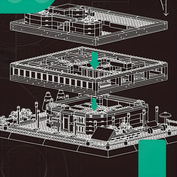 Villa Savoye, Paris 1225pcs