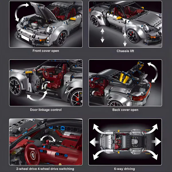 Remote Controlled GT2 RS 3389pcs