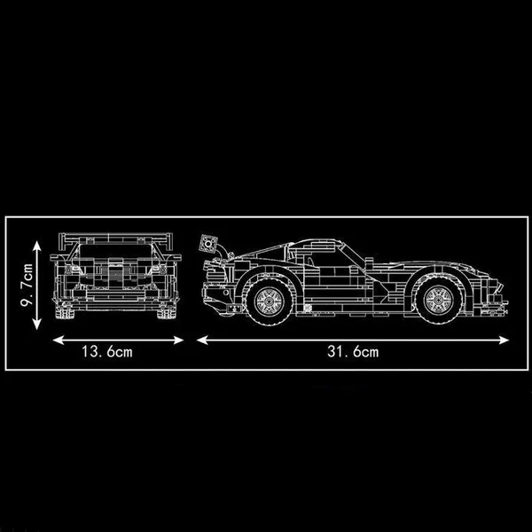 Dodge Viper SRT 1235pcs