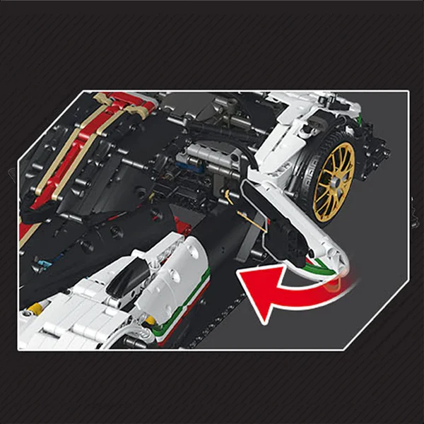 Pagani Zonda R 2298pcs