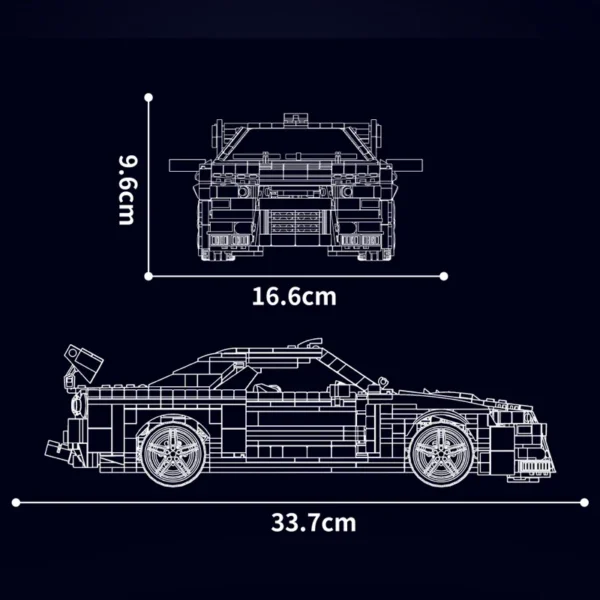 Skyline GTR R34 1472pcs