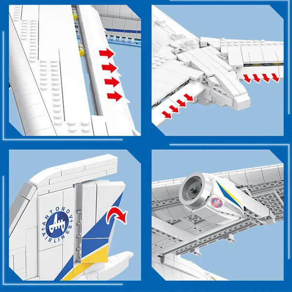 The Ultimate Antonov 225 With Stand 5349pcs